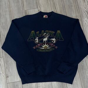 Vintage Nature Alaska Graphic Men's Sweater